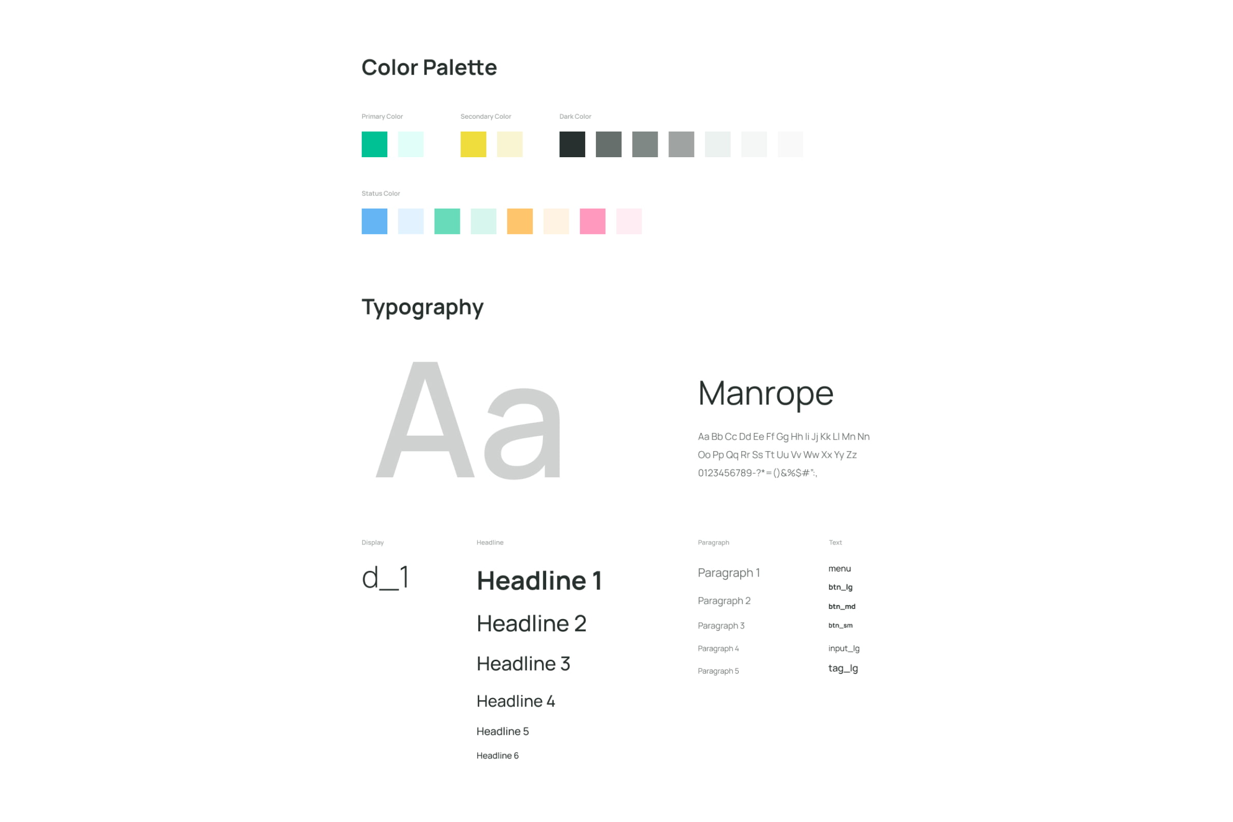 Relux – Styleguide